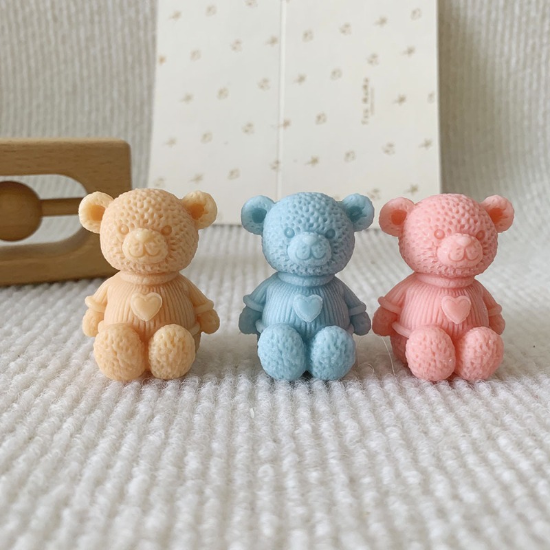 Soap Making Business - Mini amore orso candela stampo in