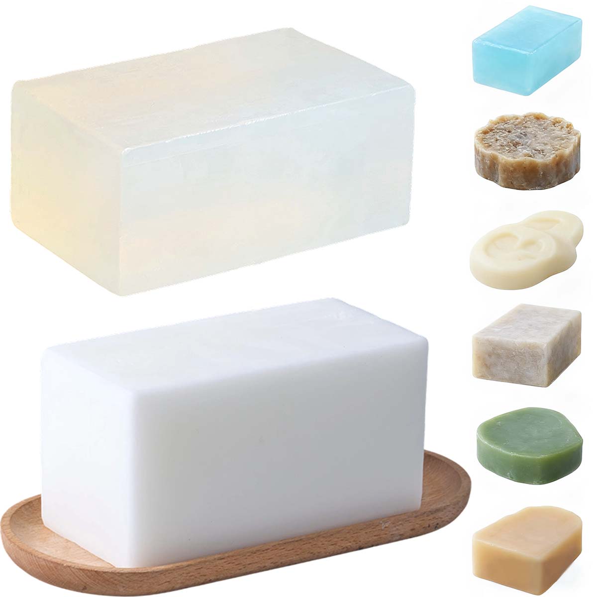 Soap Making Foam - 1000g Base di sapone bianco trasparente