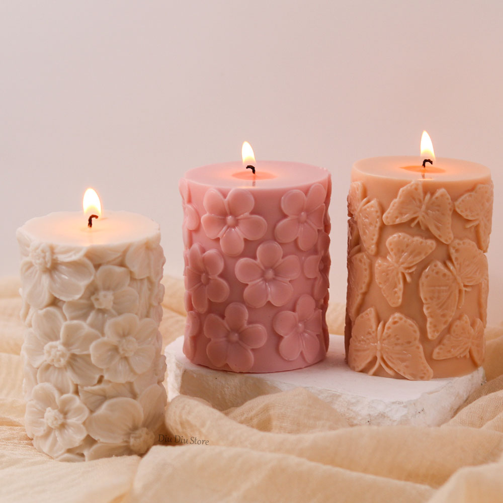 Soap Making Business - Fiore Farfalla Colonnare Stampo per candele