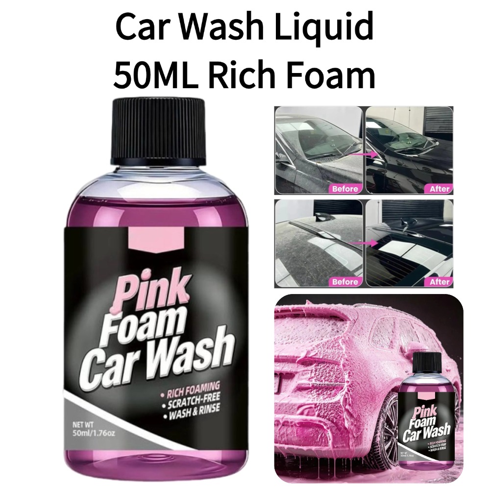 Soap Making Foam - Shampoo Schiumogeno per Auto 50ml, Detergente