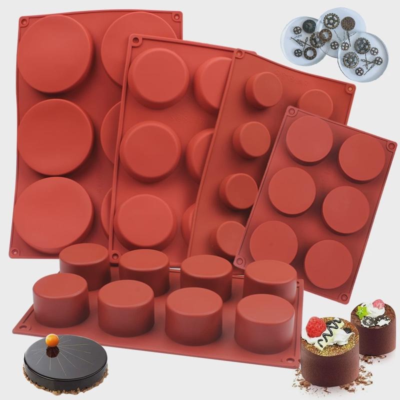 Soap Making Business - Stampo in Silicone Rotondo per Sapone,
