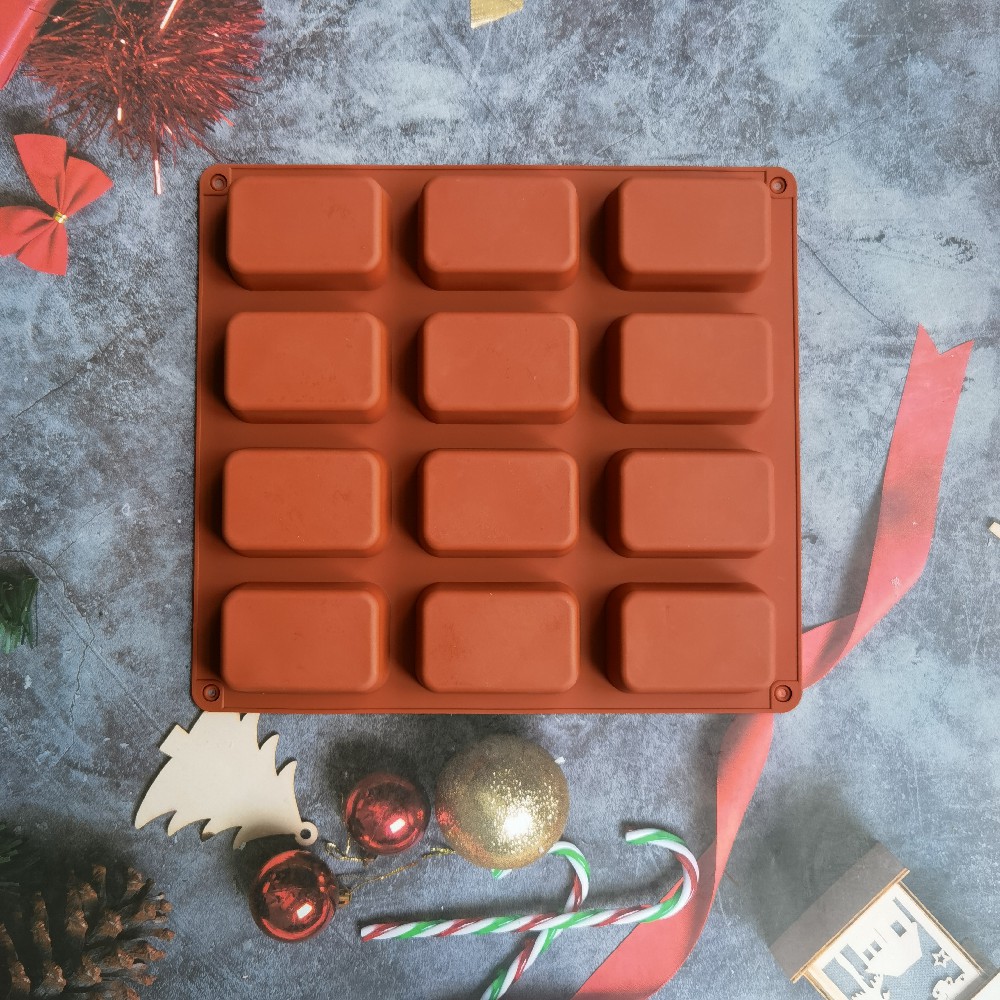 12 cavità quadrato Silicone sa - Soap Making Business recensione e prezzo